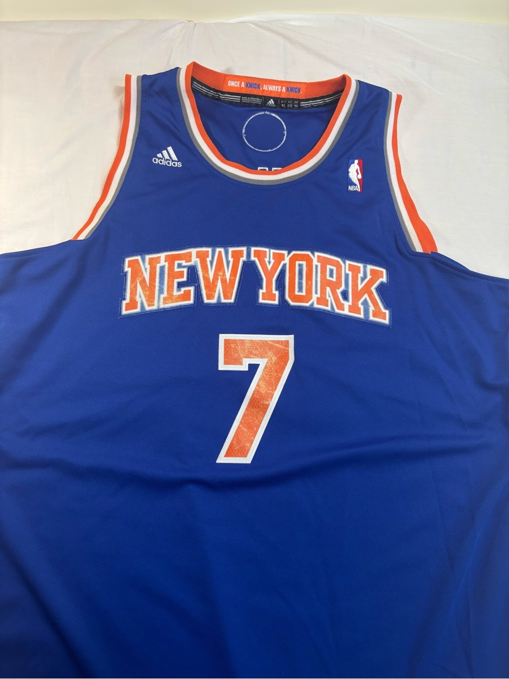 Adidas New York Knicks Carmelo Anthony Jersey